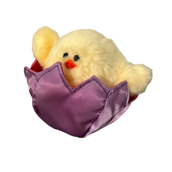 Vintage Hallmark 1996 “Dibby” Chick in Egg Easter Plush Stuffed Animal - Picture 1 of 8